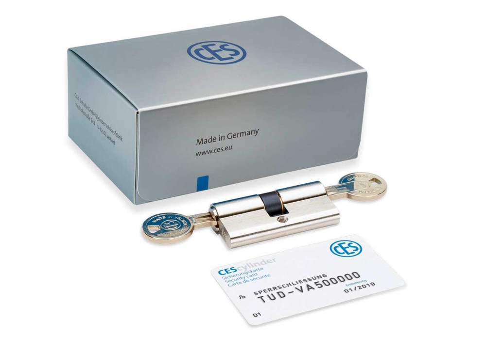 CES-Sicherheitszylinder mit Sicherungskarte in Premiumverpackung CES-Sicherheitszylinder Premiumverpackung Sicherungskarte