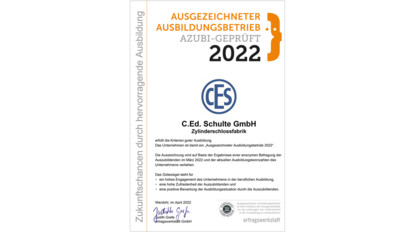 Zertifizierter Ausbildungsbetrieb Zertifizierter Ausbildungsbetrieb
