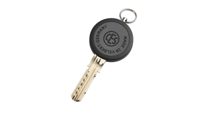 CES electronic key, mechanical key with electronic bow (locking medium)